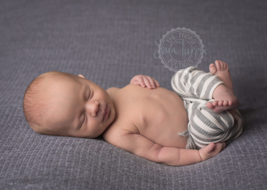 Newborn boy photo at The Photo Boutique in Pocatello